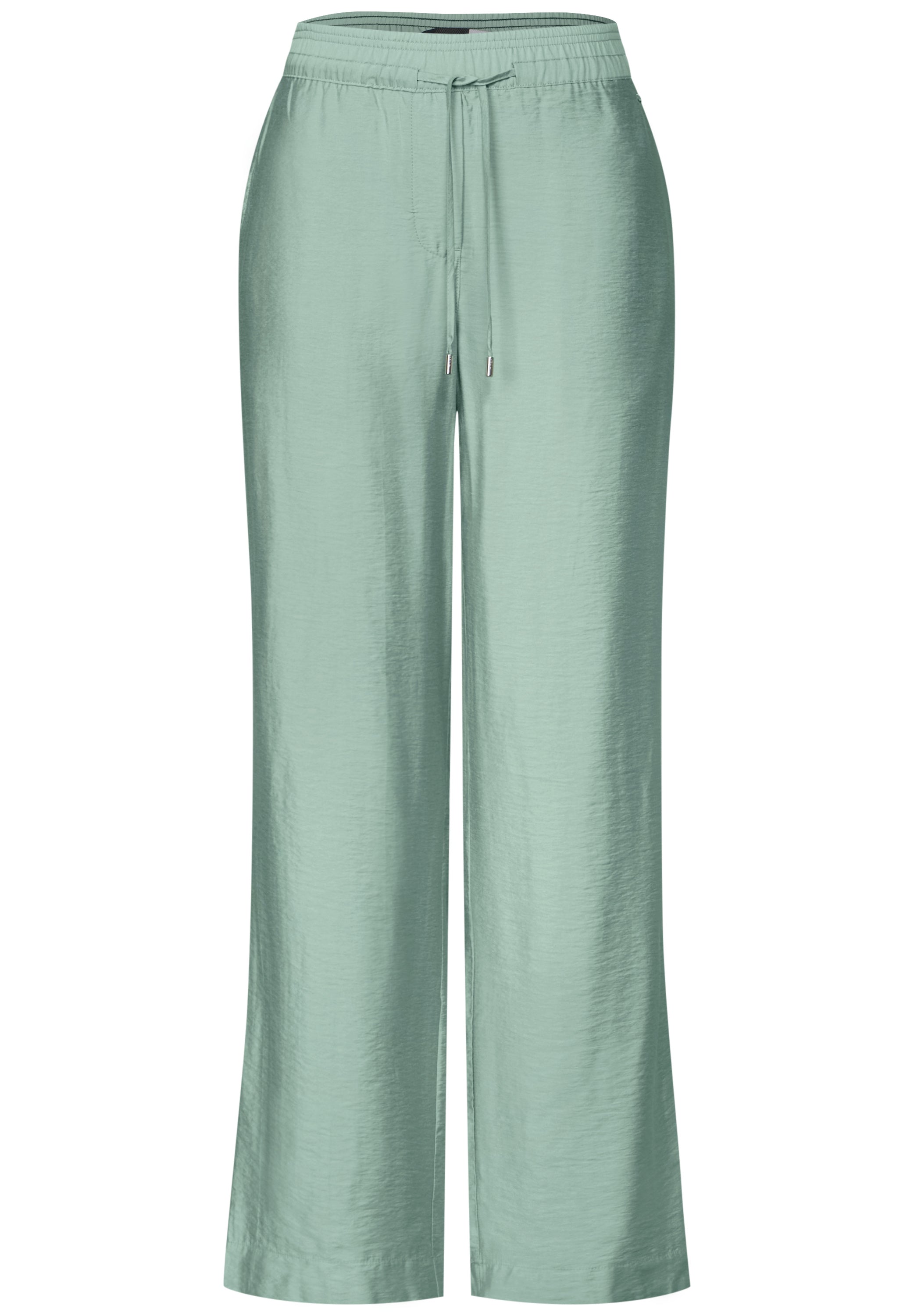 CECIL Loose Fit High Waist Hose Damen Bequem mit Wide Legs