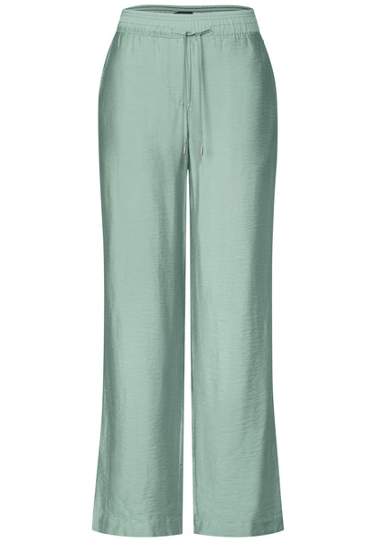 CECIL Loose Fit High Waist Hose Damen Bequem mit Wide Legs