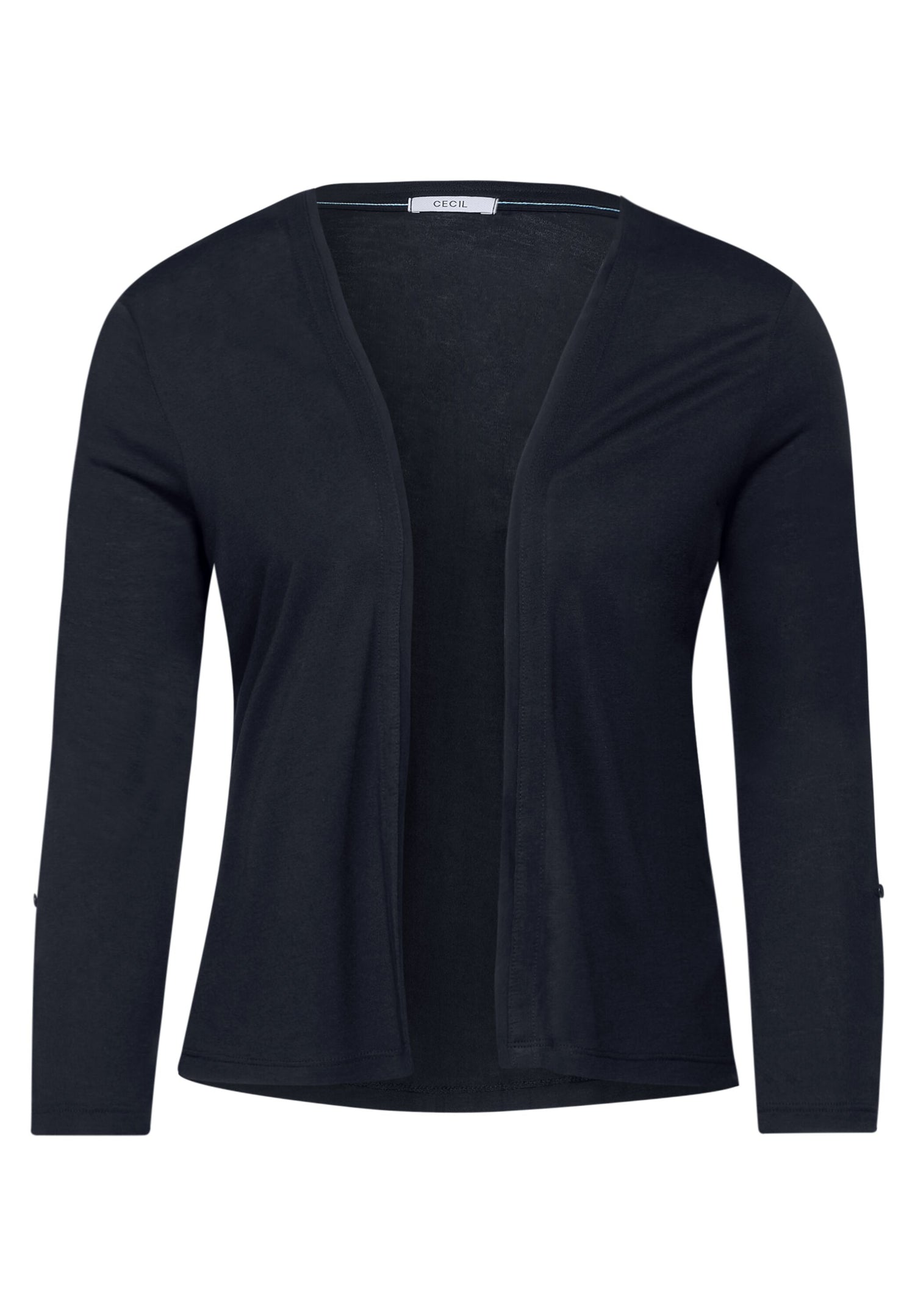 Cecil Bolero offene Shirtjacke Damen mit 3/4 Arm aus Viskose