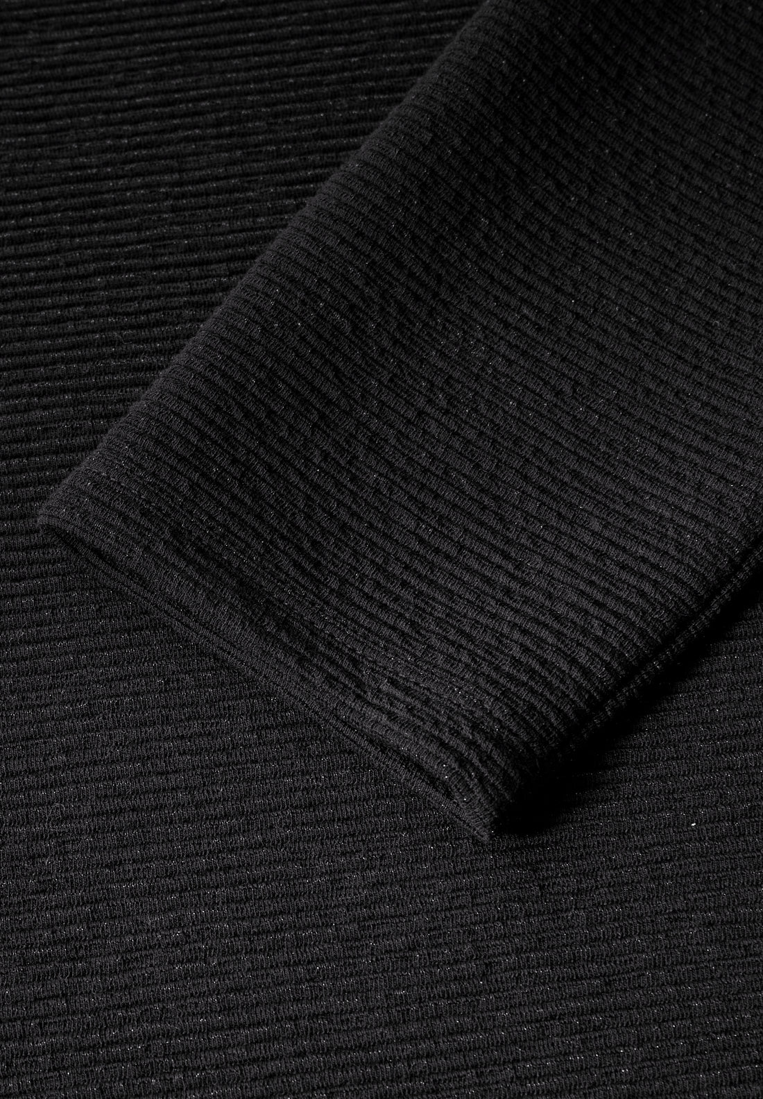 CECIL Glitzerndes Ottoman Damen Shirt in Schwarz Silber