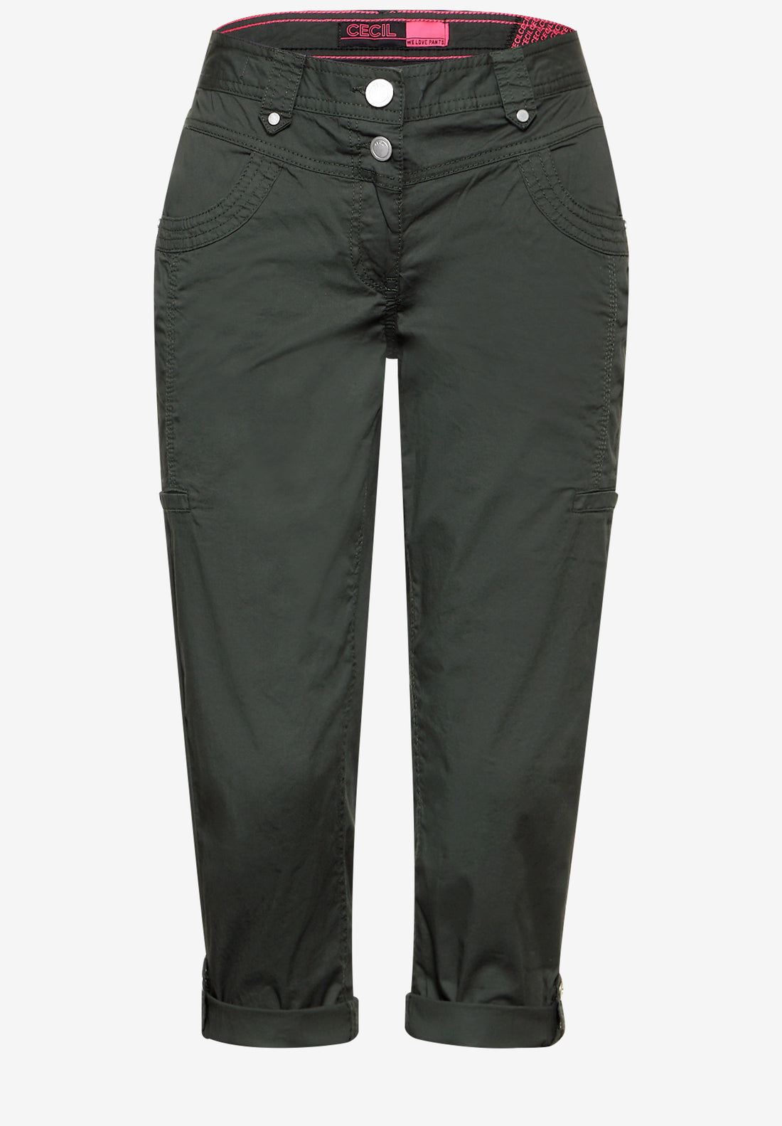 CECIL Papertouch 3/4 Cargohose Damen mit Turn-Up