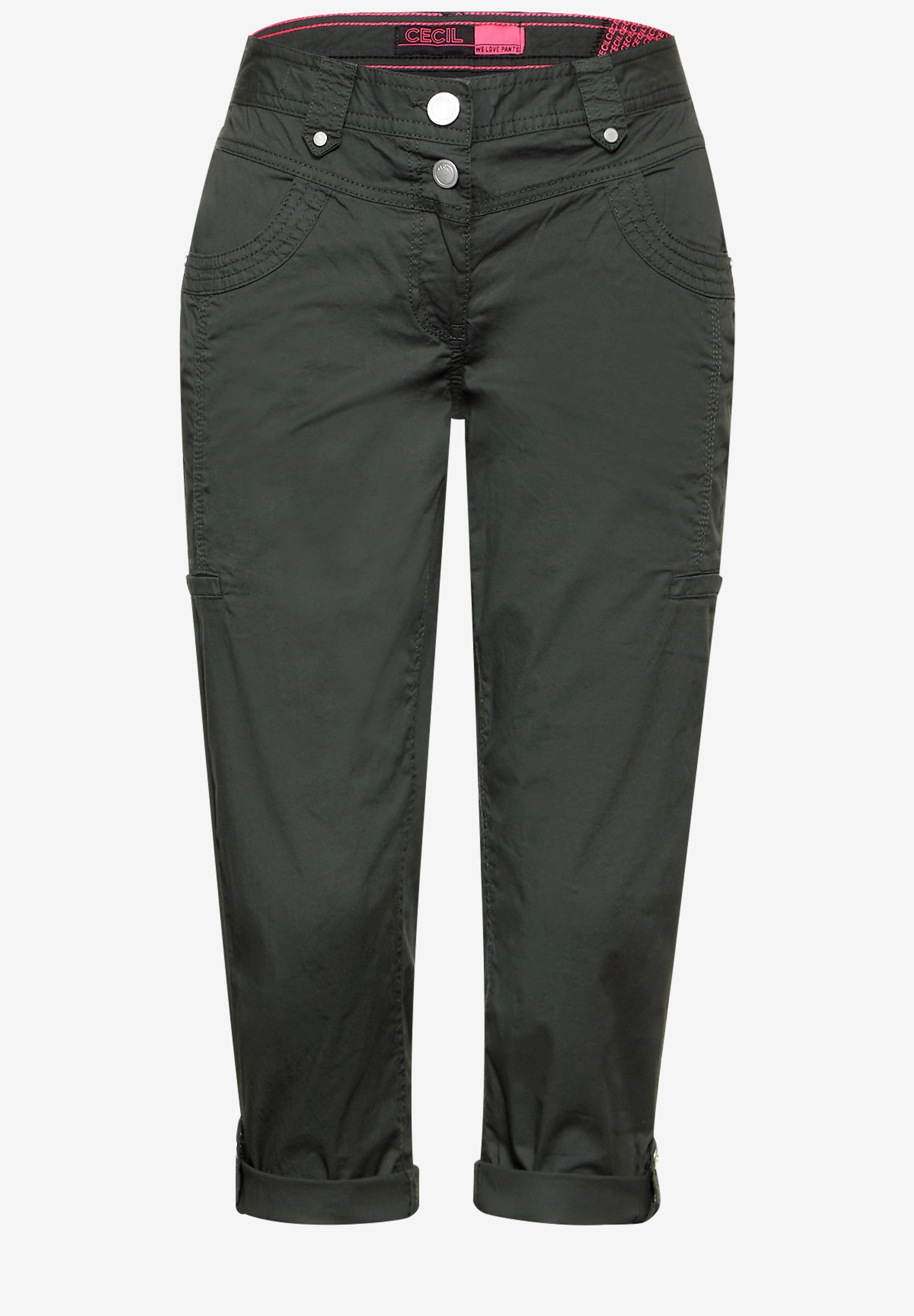 CECIL Papertouch 3/4 Cargohose Damen mit Turn-Up