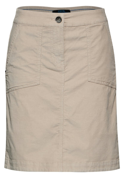CECIL Cordrock Damen Bequem Stretch Baumwolle Elasthan