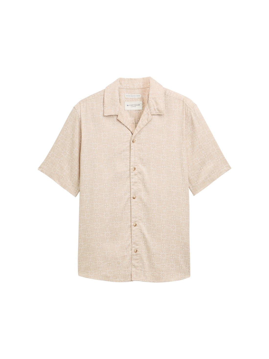 Tom Tailor Denim Hawaii-Hemd Kurzarm Erwachsene Männlich