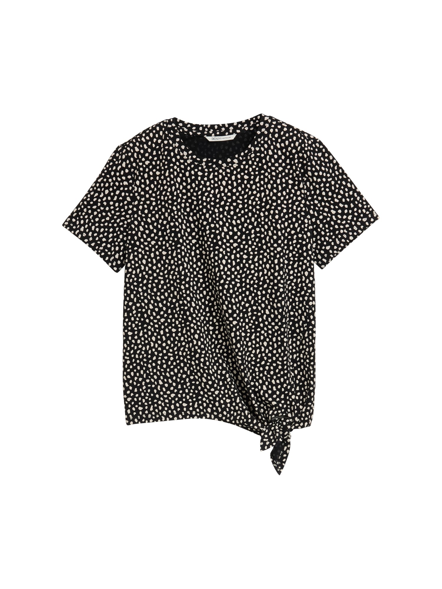T-Shirt mit Knoten-Detail