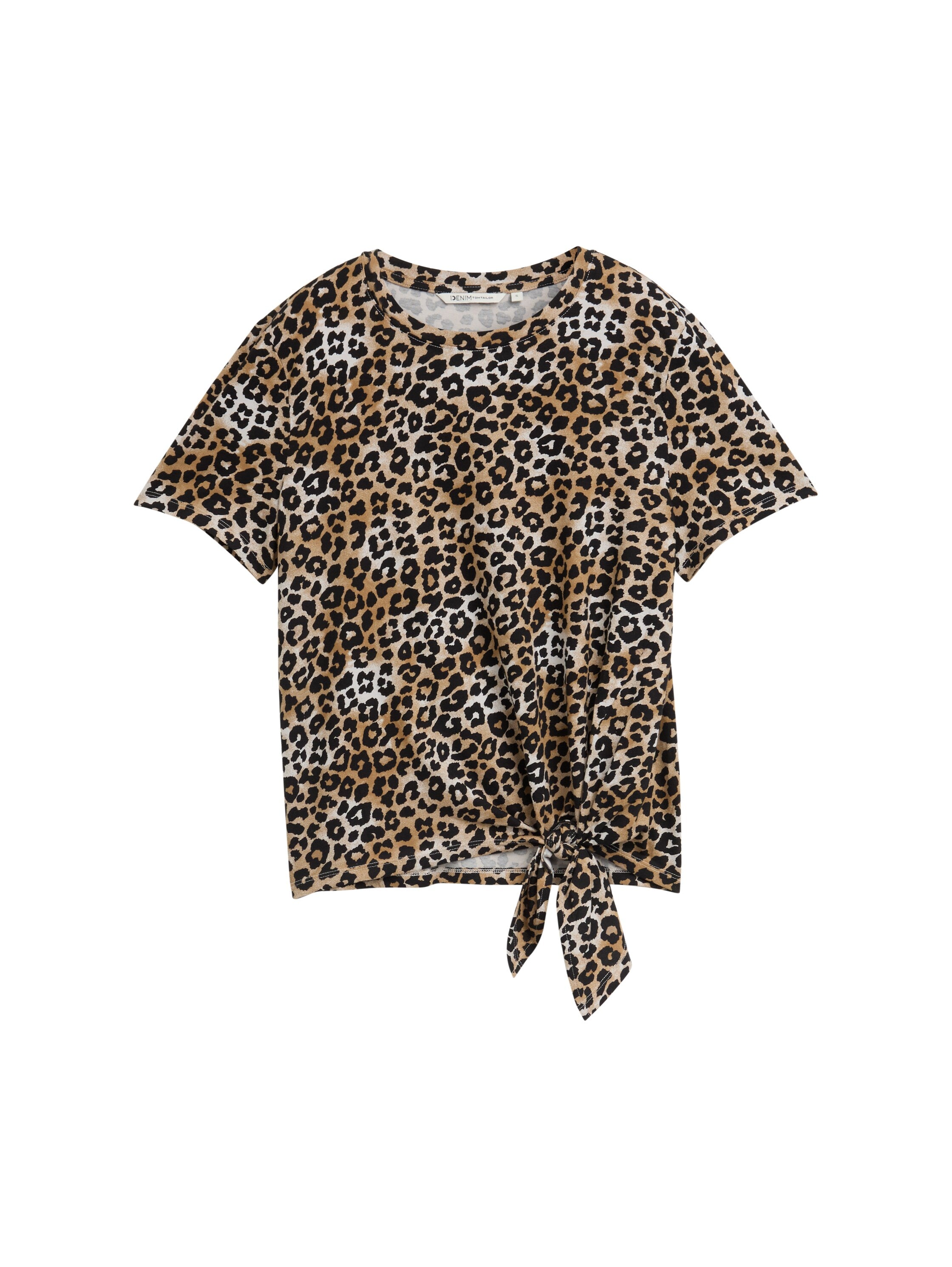T-Shirt mit Knoten-Detail