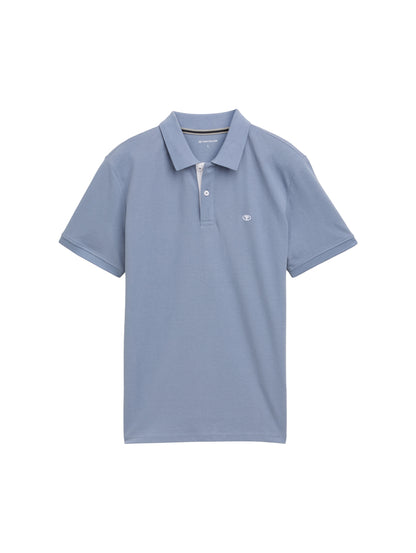Tom Tailor Denim Herren Sommer Polo-Shirt in Marineblau