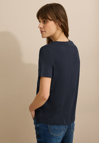 CECIL T-Shirt Damen Wording Artwork Baumwolle
