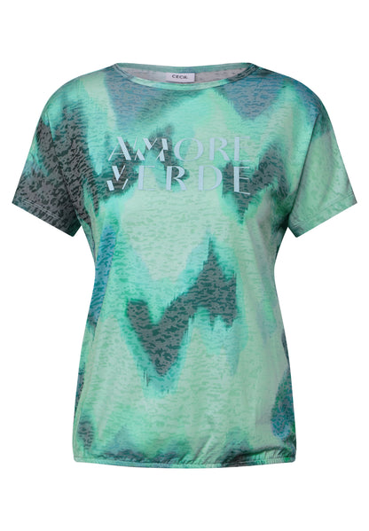 CECIL Print-Shirt Damen Grafisches Muster lässiger Look