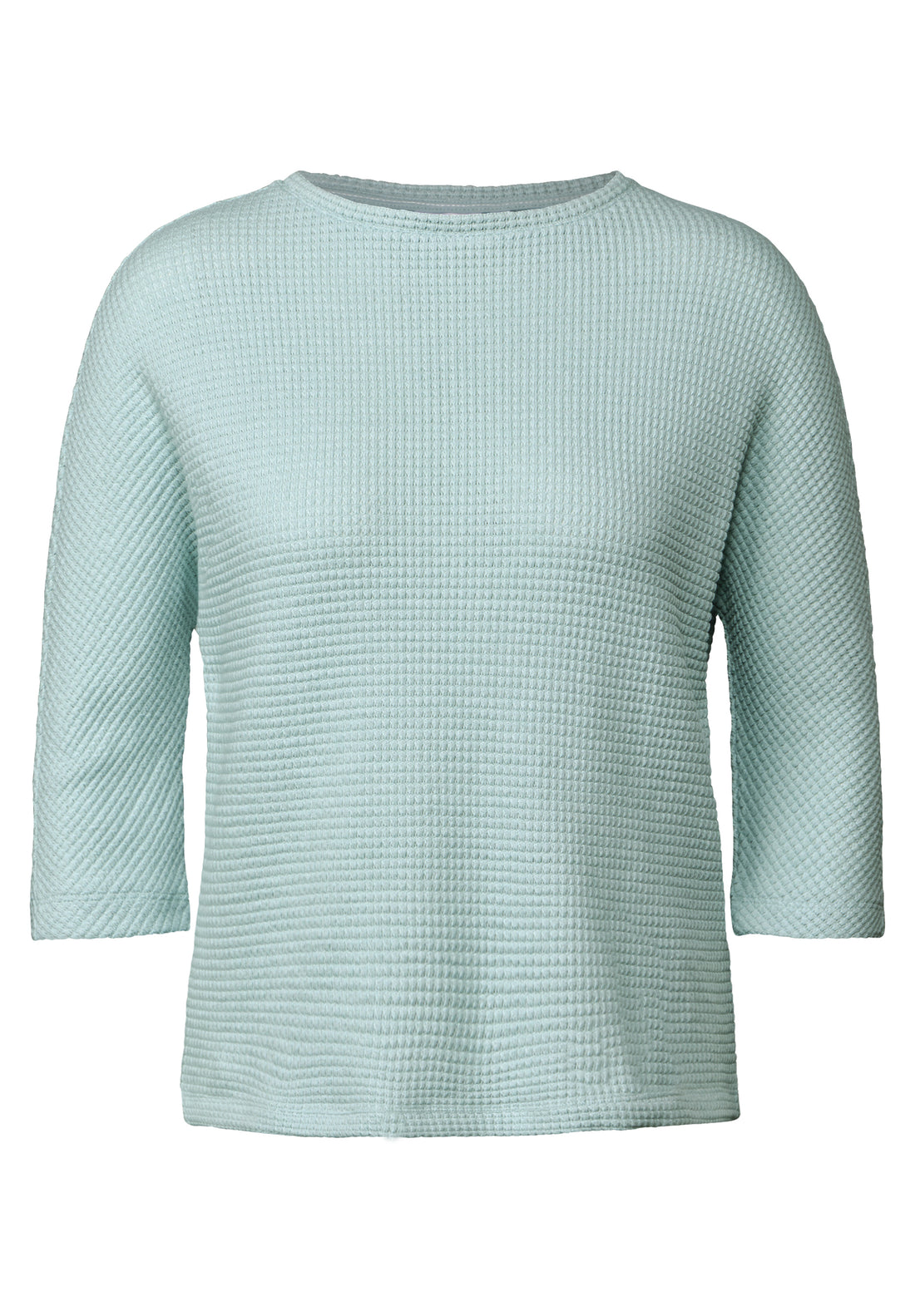 CECIL Strukturshirt Damen 3/4-Arm Stretchmaterial