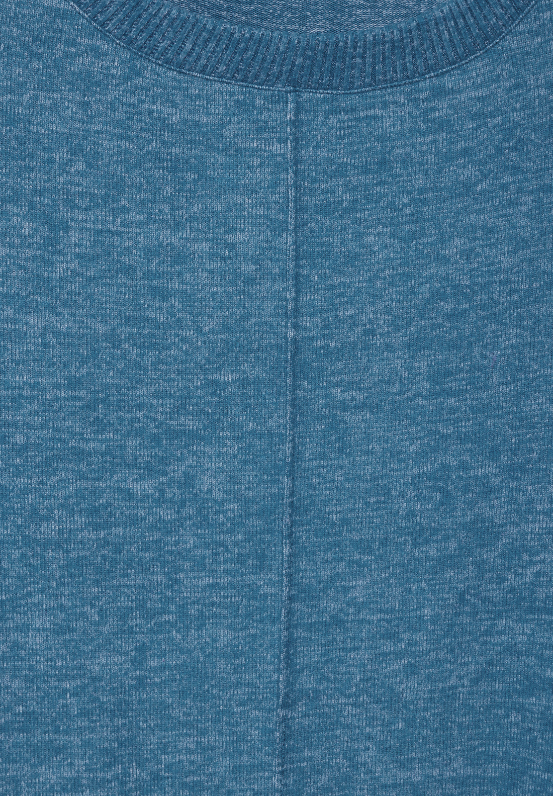 CECIL Langarmshirt Damen Melange Rundhalsausschnitt Elastischer Saum &lt;br&gt;