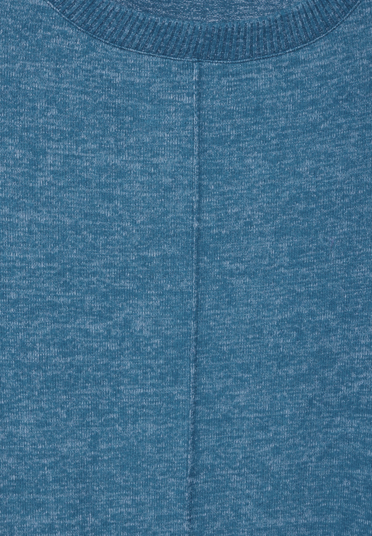 CECIL Langarmshirt Damen Melange Rundhalsausschnitt Elastischer Saum &lt;br&gt;