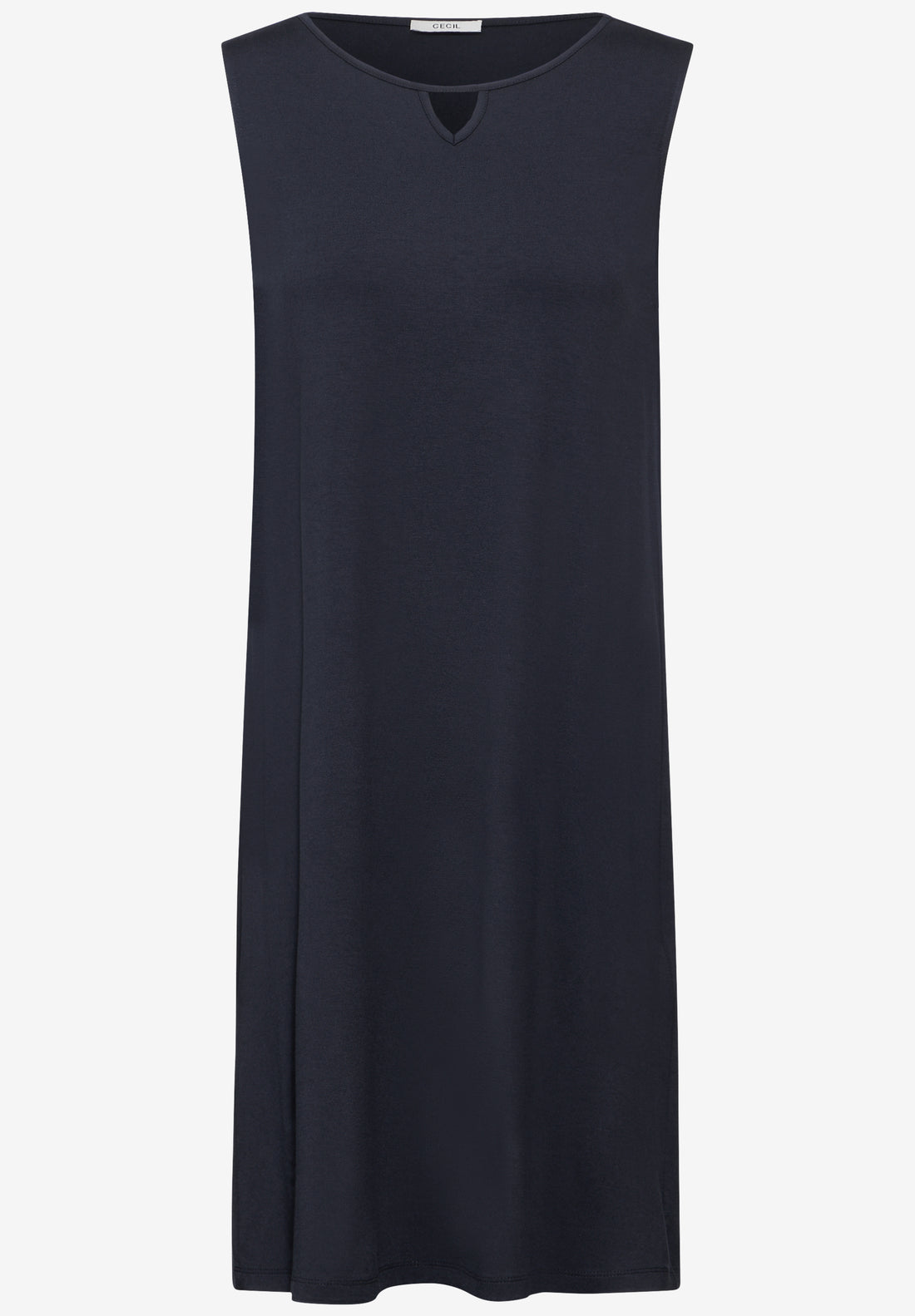 Cecil Jersey Kleid Sommer Damen Ärmellos Knielang