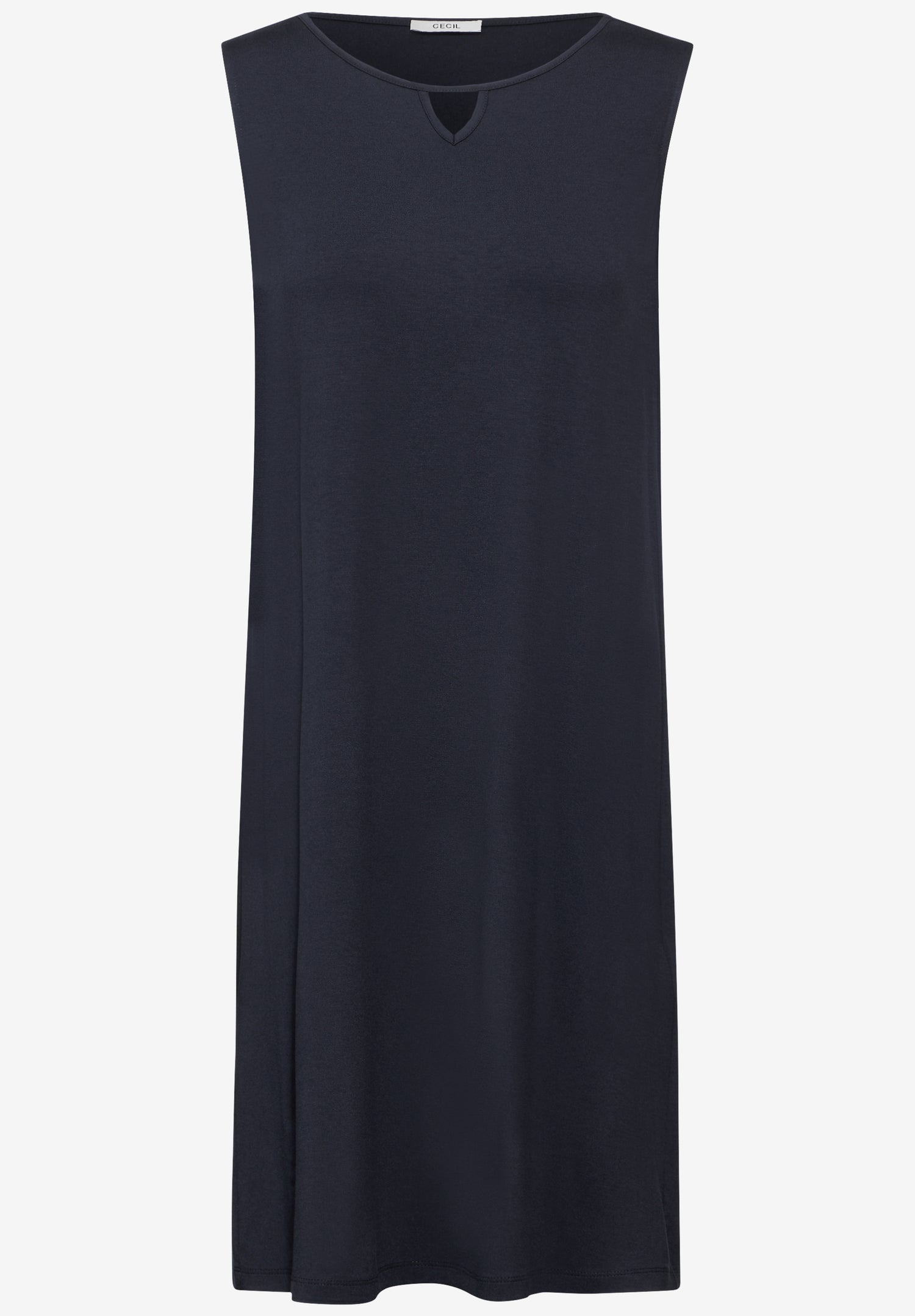 Cecil Jersey Kleid Sommer Damen Ärmellos Knielang