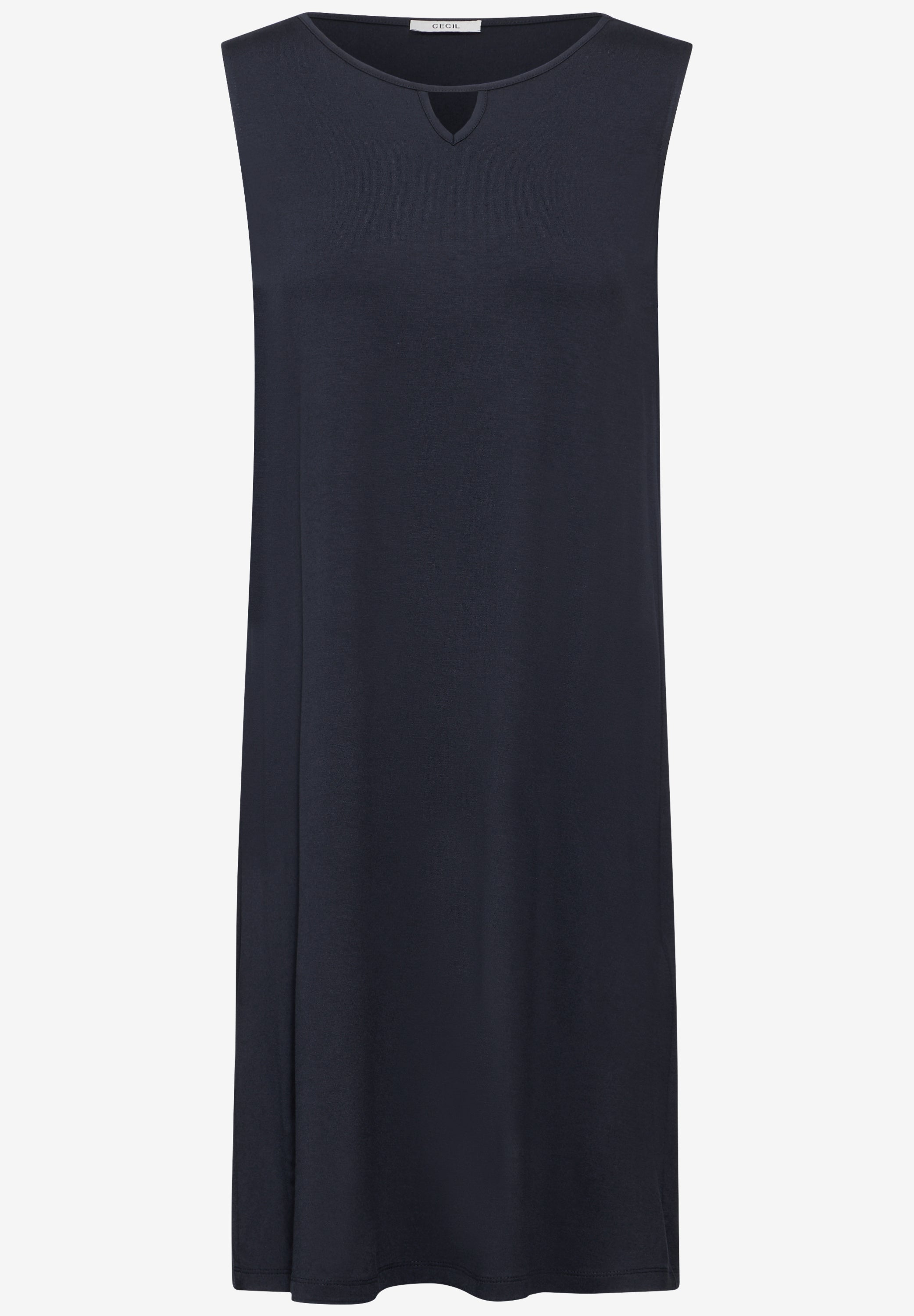 Cecil Jersey Kleid Sommer Damen Ärmellos Knielang