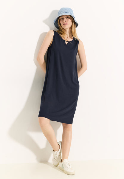 Cecil Jersey Kleid Sommer Damen Ärmellos Knielang