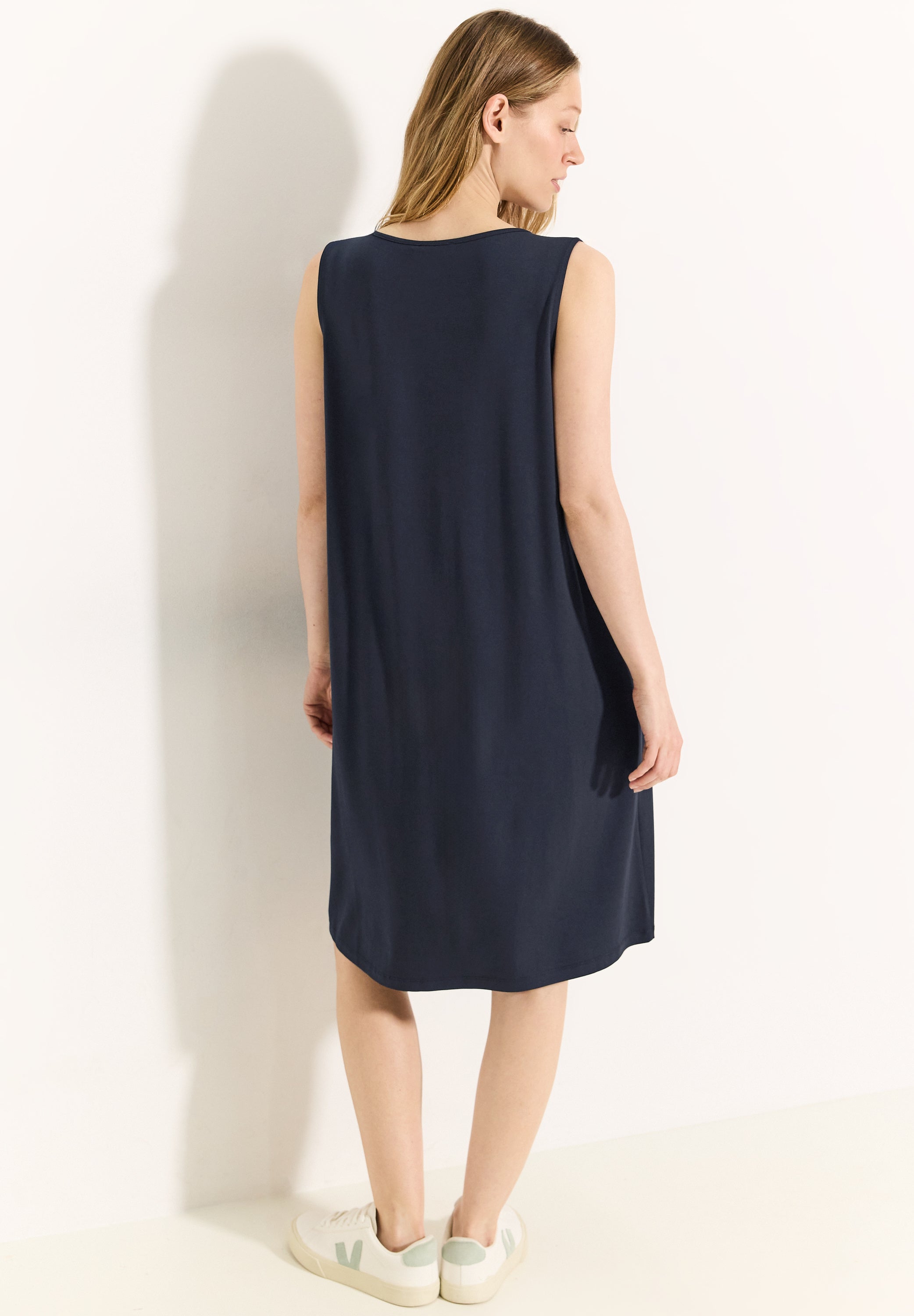 Cecil Jersey Kleid Sommer Damen Ärmellos Knielang