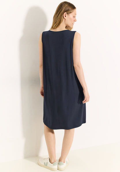 Cecil Jersey Kleid Sommer Damen Ärmellos Knielang