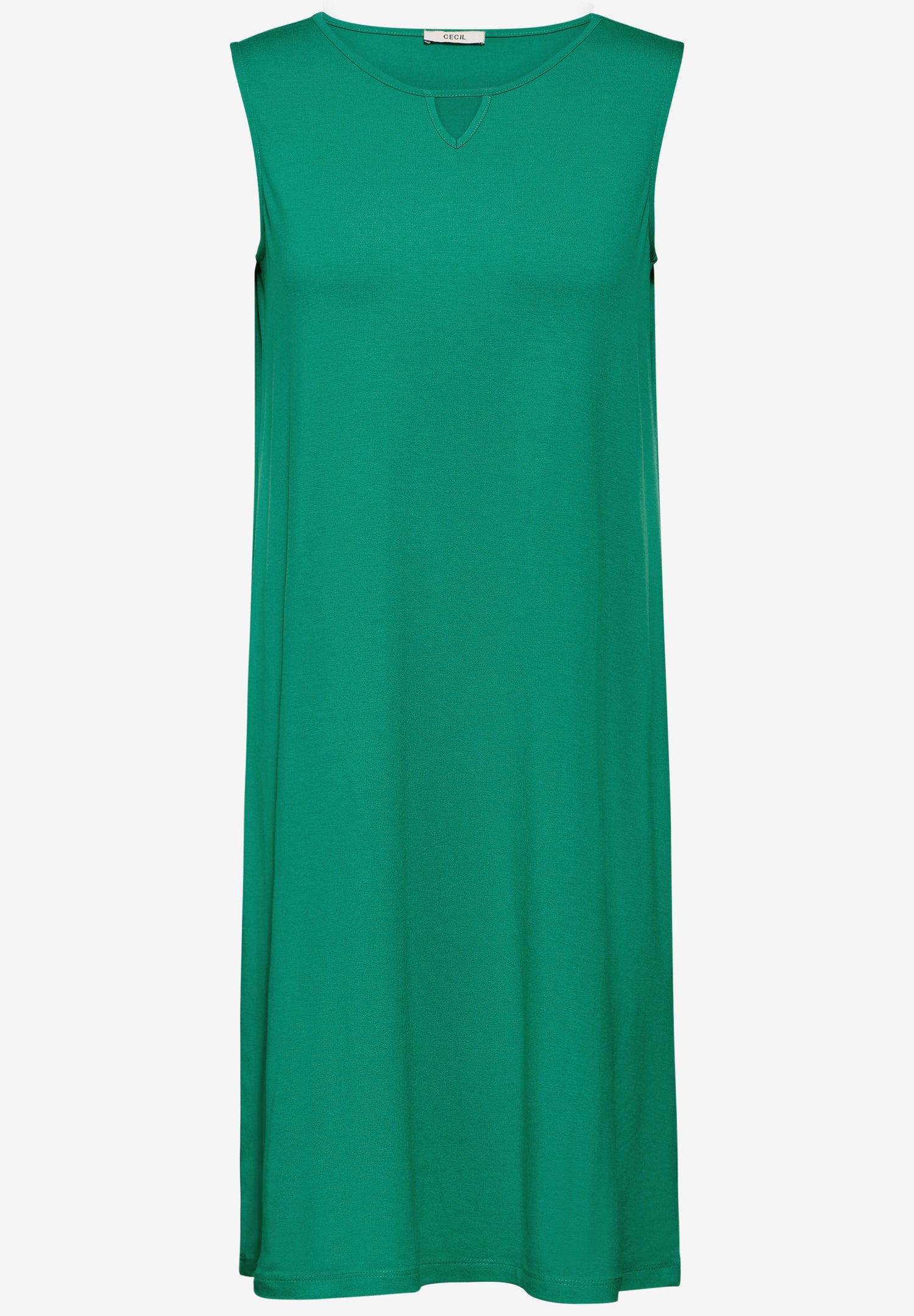 Cecil Jersey Kleid Sommer Damen Ärmellos Knielang