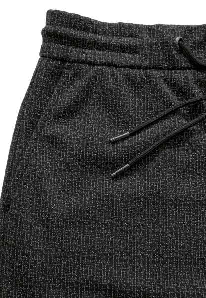 CECIL Knielanger Rock Damen Schwarz Stretch Materialmix