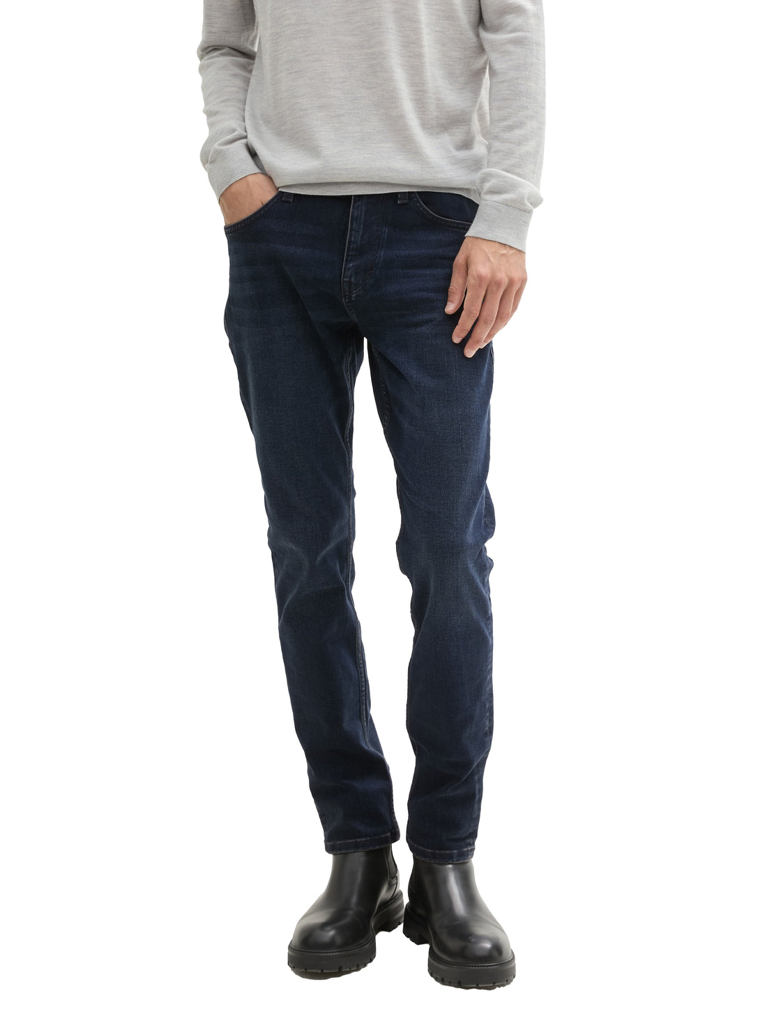 Tom Tailor Denim Herren Jeans Josh Regular Slim mit Logo-Badge