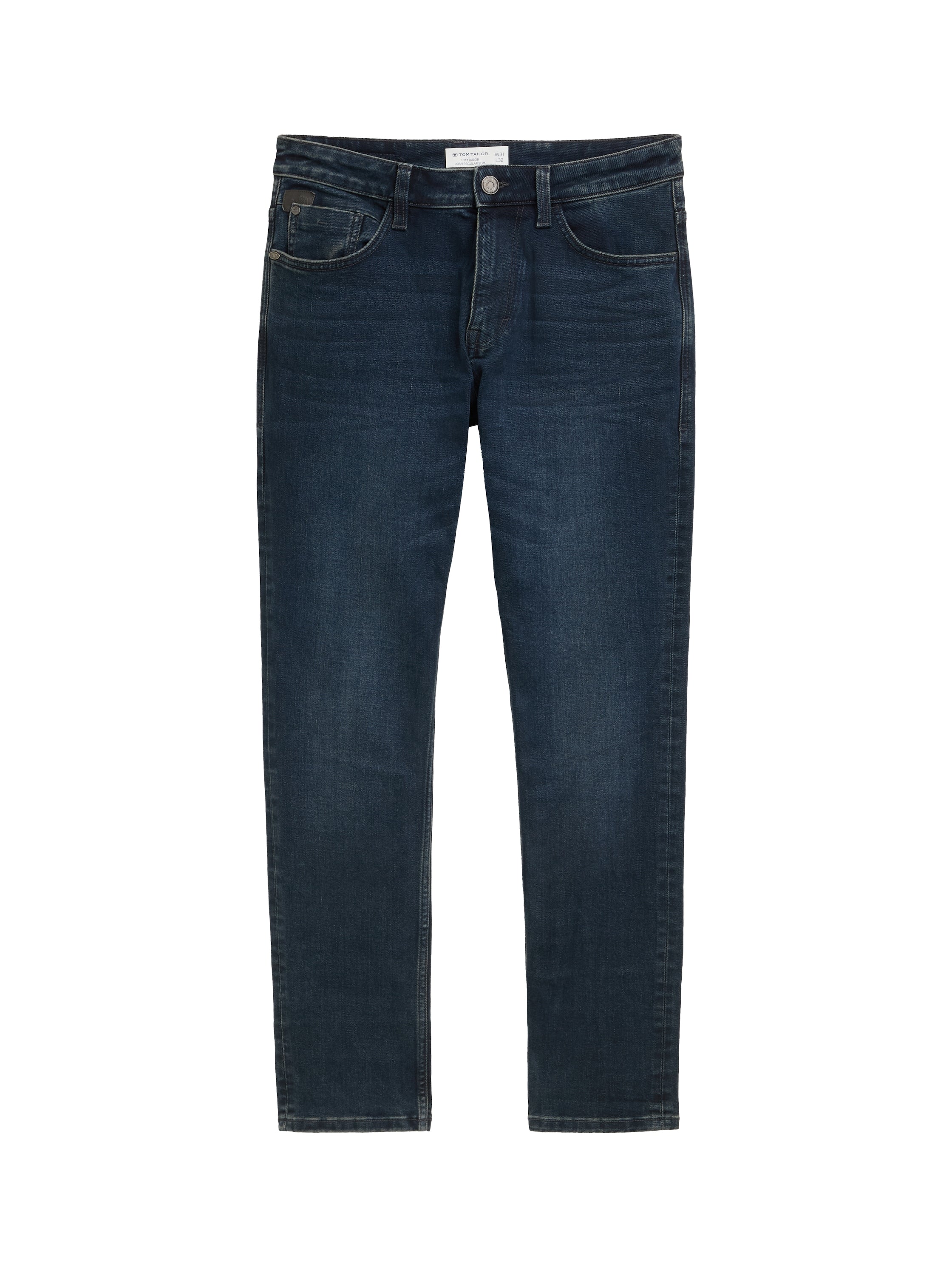 Tom Tailor Denim Herren Jeans Josh Regular Slim mit Logo-Badge