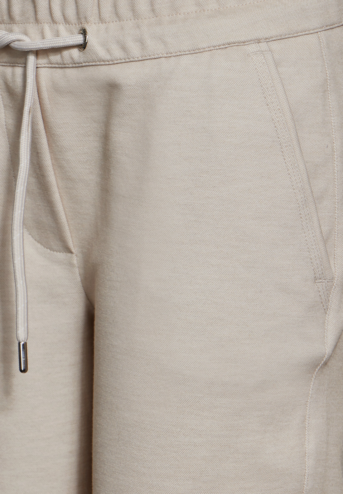 CECIL Casual Fit Hose Damen mit Tunnelzug und Jaquardstoff