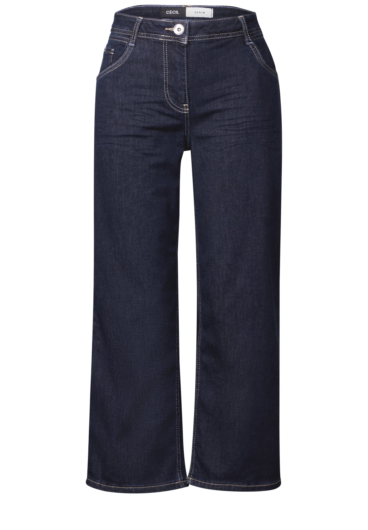 CECIL Wide Leg Jeans Neele Damen Dunkelblau