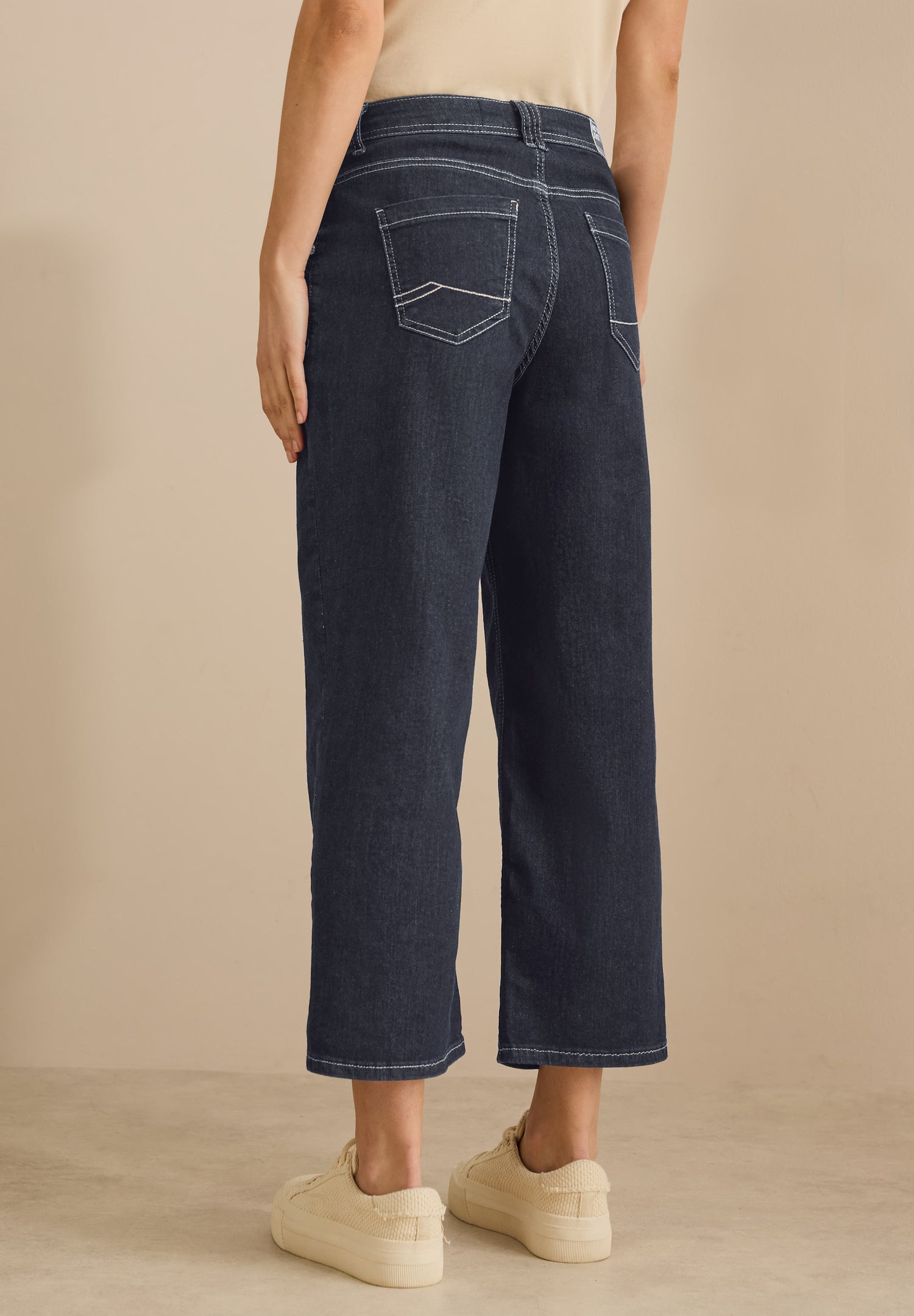 CECIL Wide Leg Jeans Neele Damen Dunkelblau