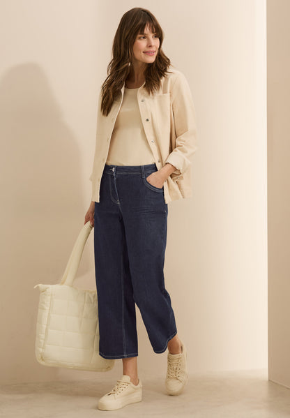 CECIL Wide Leg Jeans Neele Damen Dunkelblau