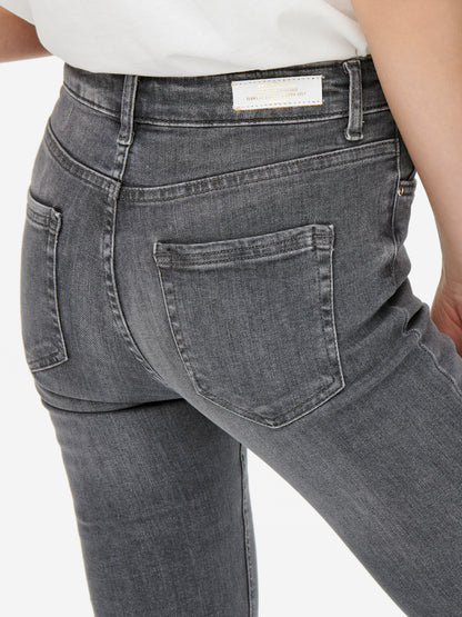 Bestseller Flared Fit Jeans Damen Schlaghose Mittlere Taille
