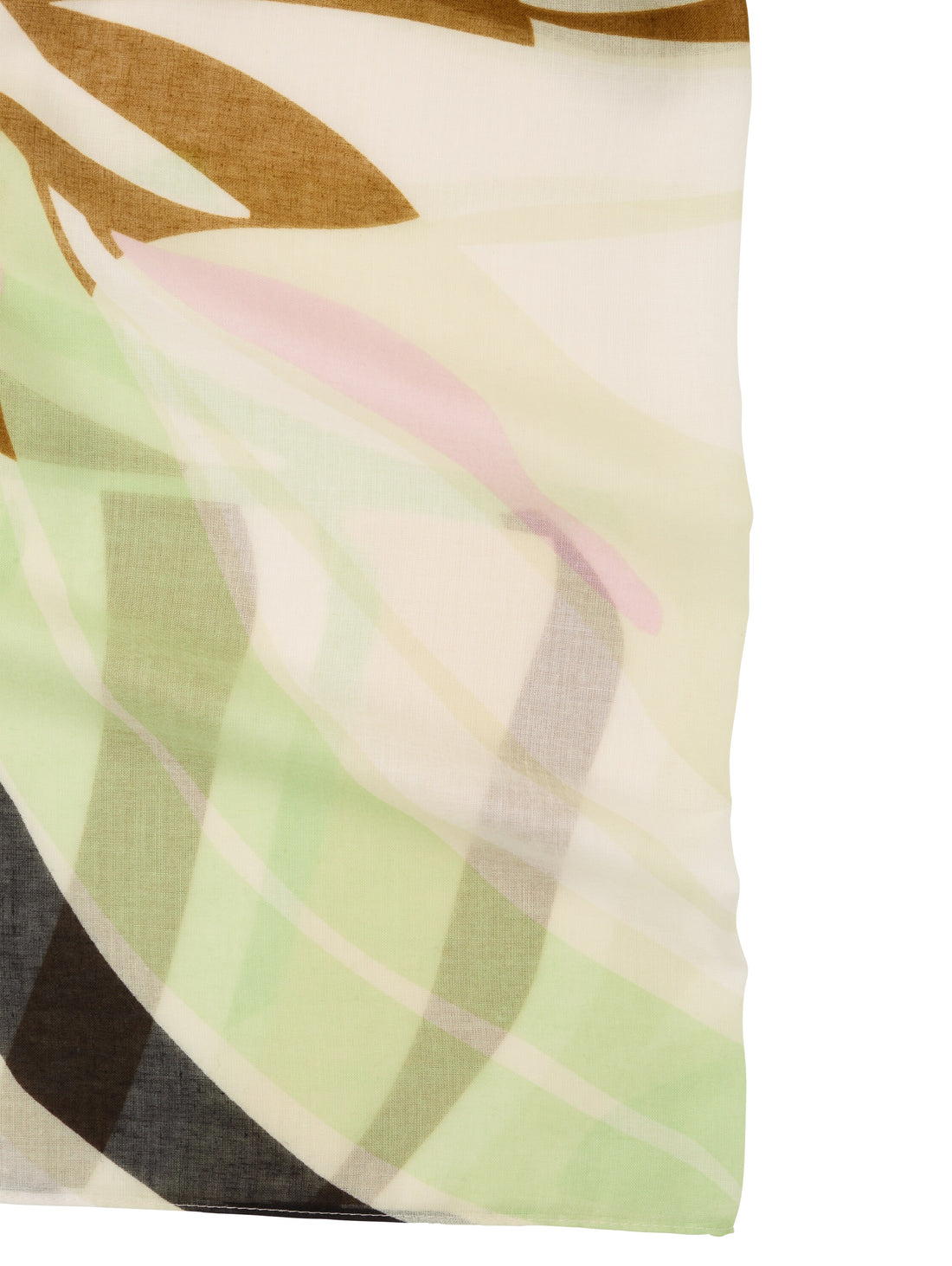 Tom Tailor Denim Schlauchschal für Damen mit Blättermuster