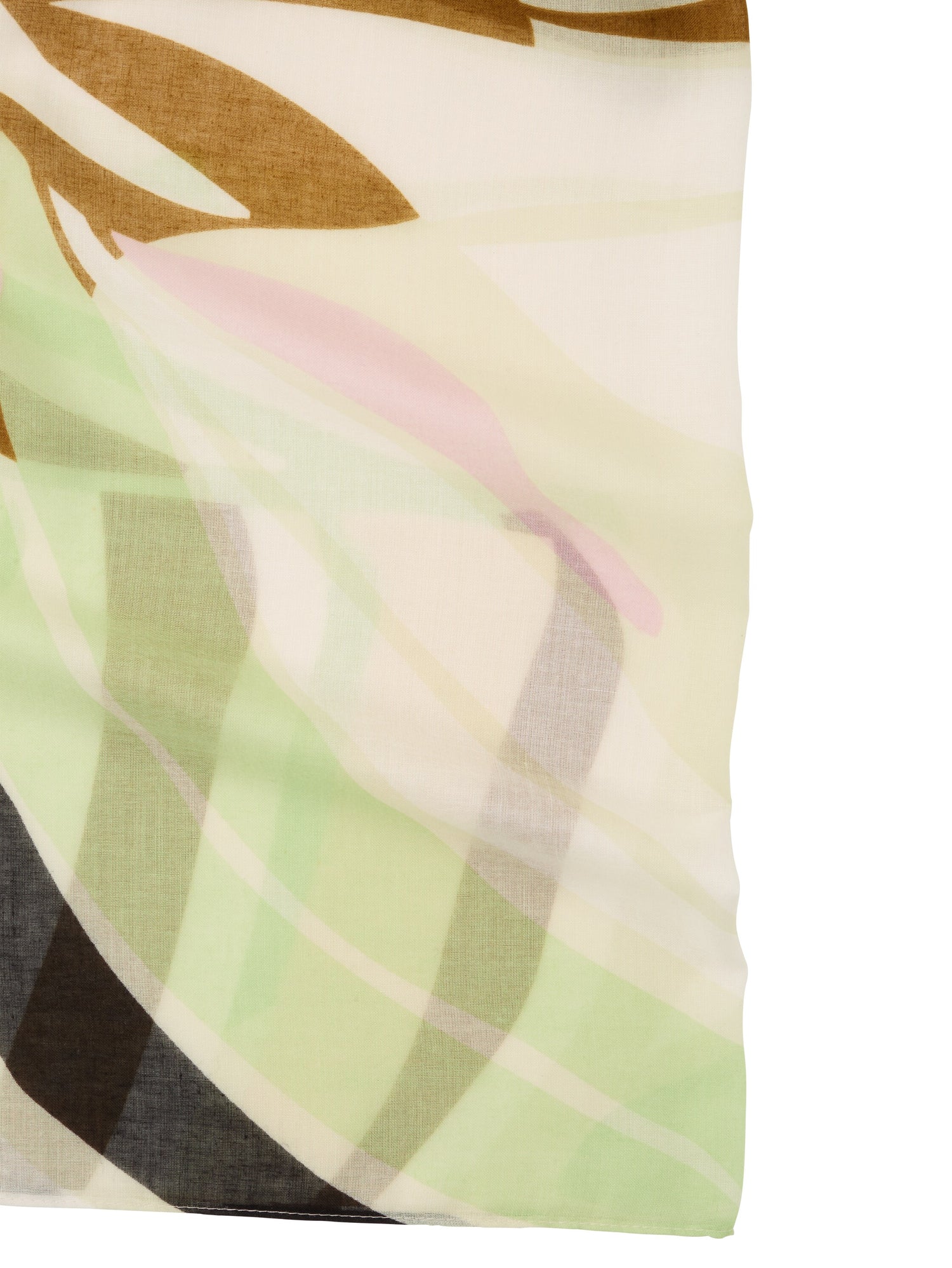 Tom Tailor Denim Schlauchschal für Damen mit Blättermuster