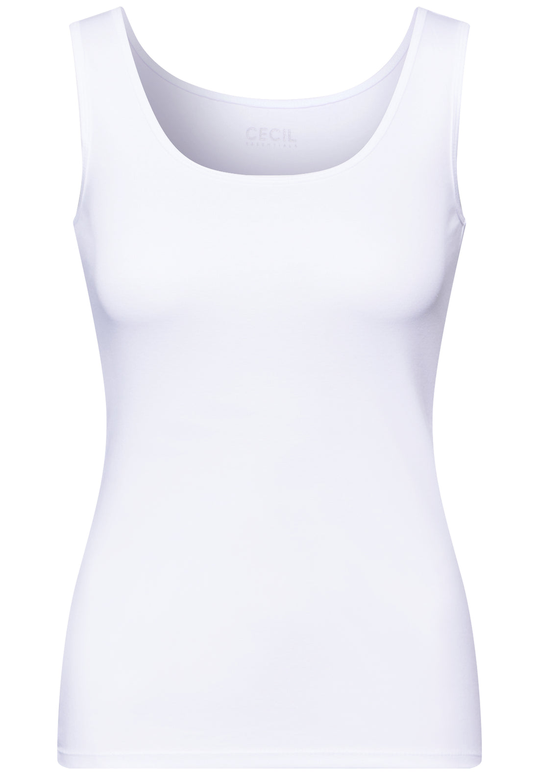 CECIL Basic Top Damen Ärmellos Baumwolle
