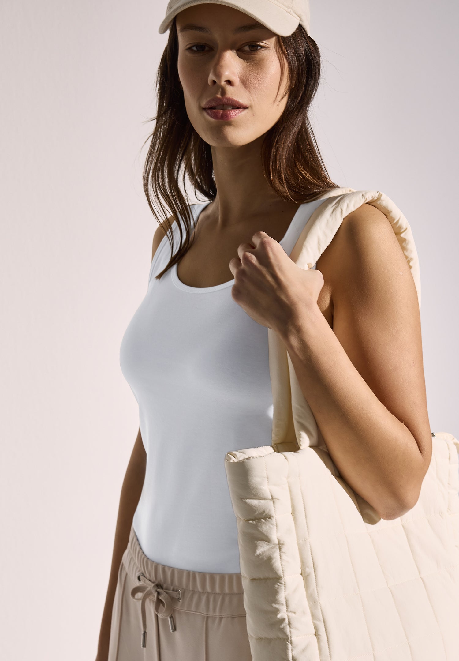 CECIL Basic Top Damen Ärmellos Baumwolle