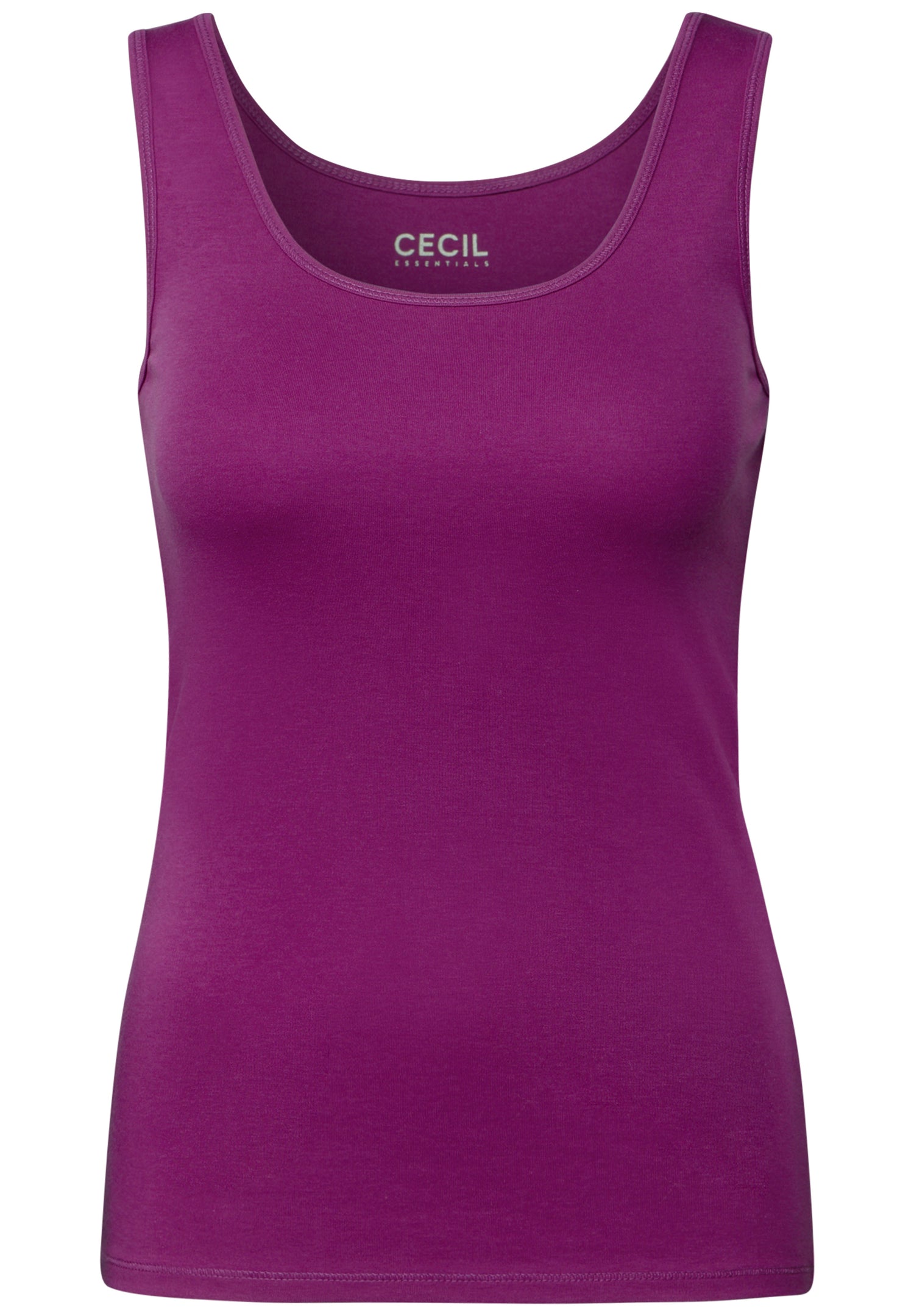CECIL Basic Top Damen Ärmellos Baumwolle