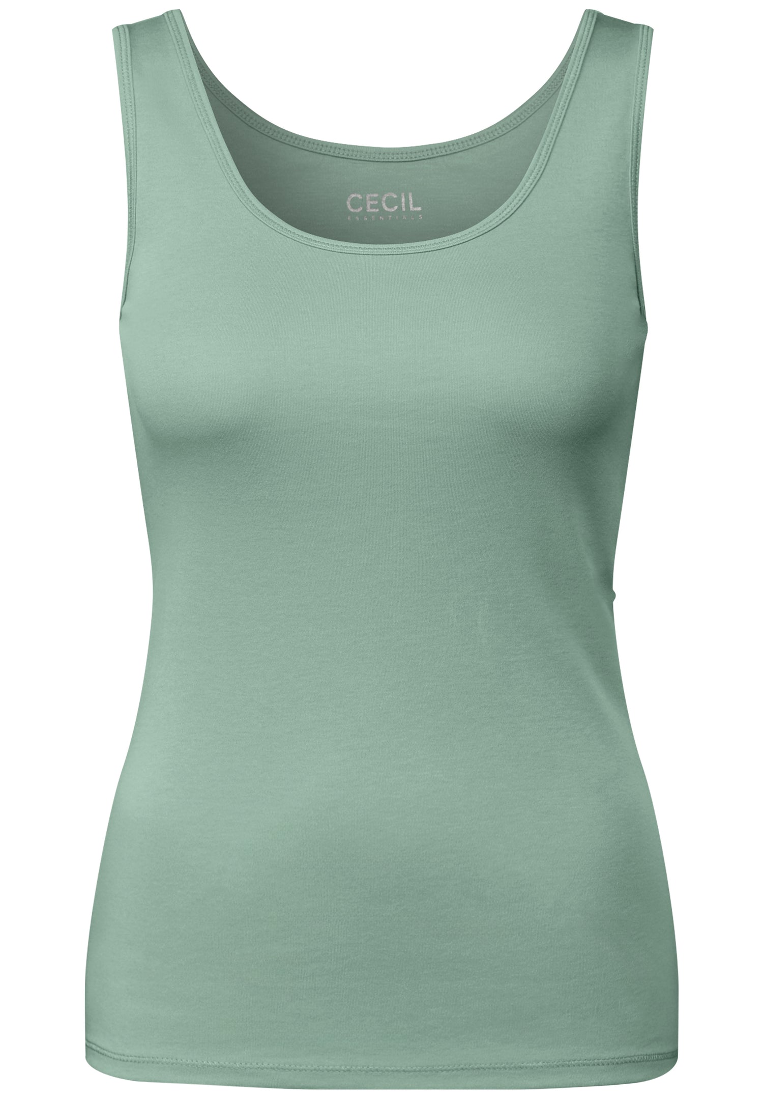 CECIL Basic Top Damen Ärmellos Baumwolle