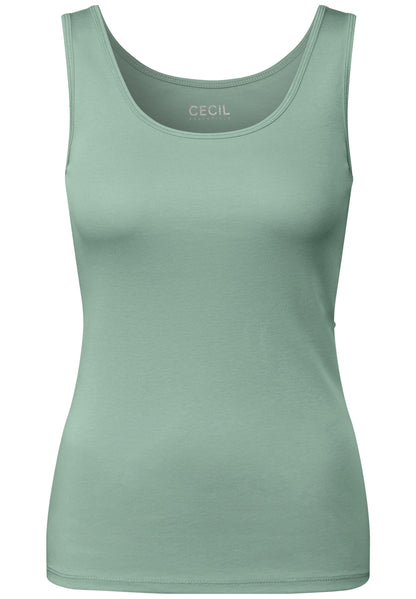 CECIL Basic Top Damen Ärmellos Baumwolle