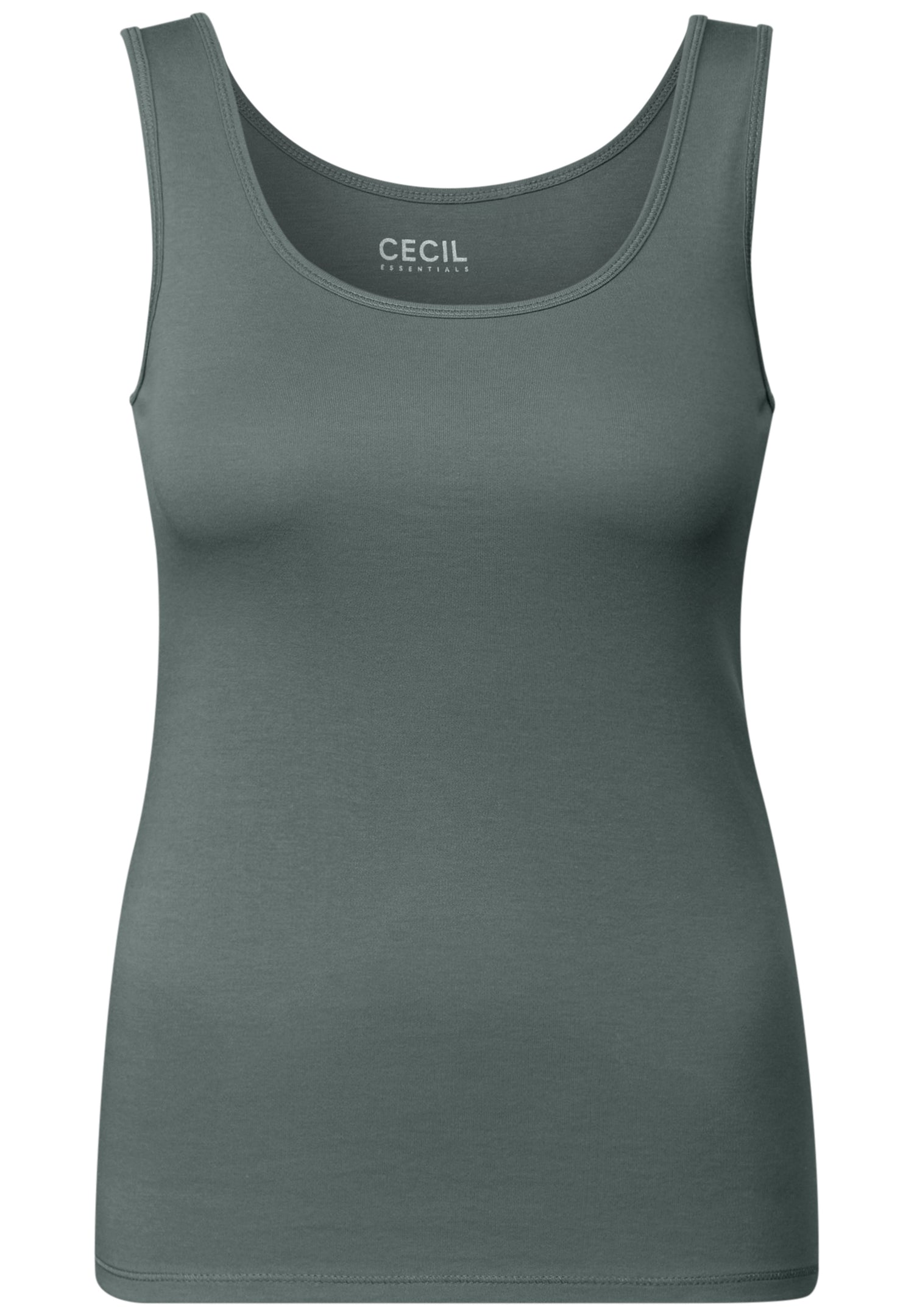 CECIL Basic Top Damen Ärmellos Baumwolle