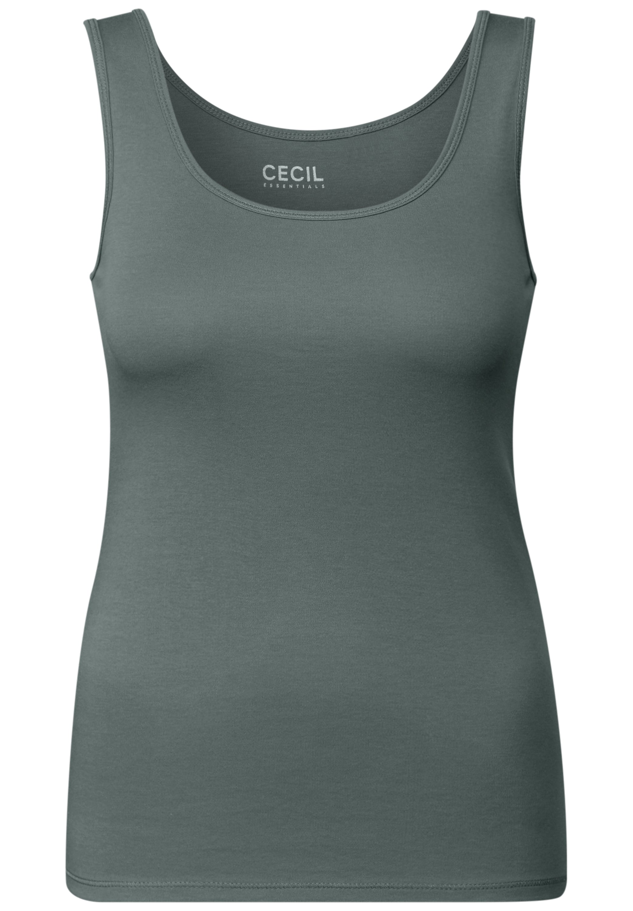 CECIL Basic Top Damen Ärmellos Baumwolle