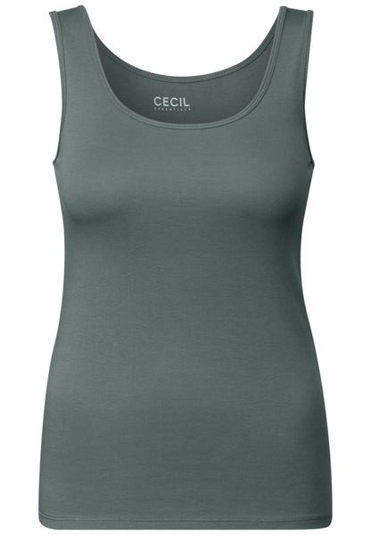 CECIL Basic Top Damen Ärmellos Baumwolle