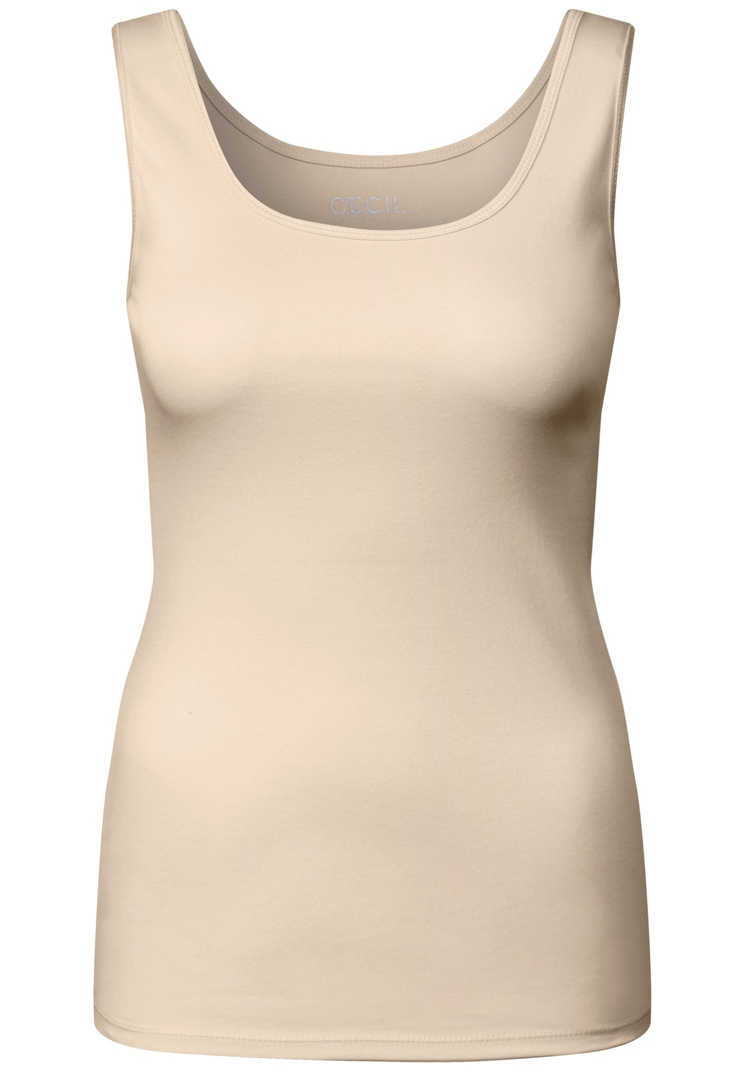 CECIL Basic Top Damen Ärmellos Baumwolle