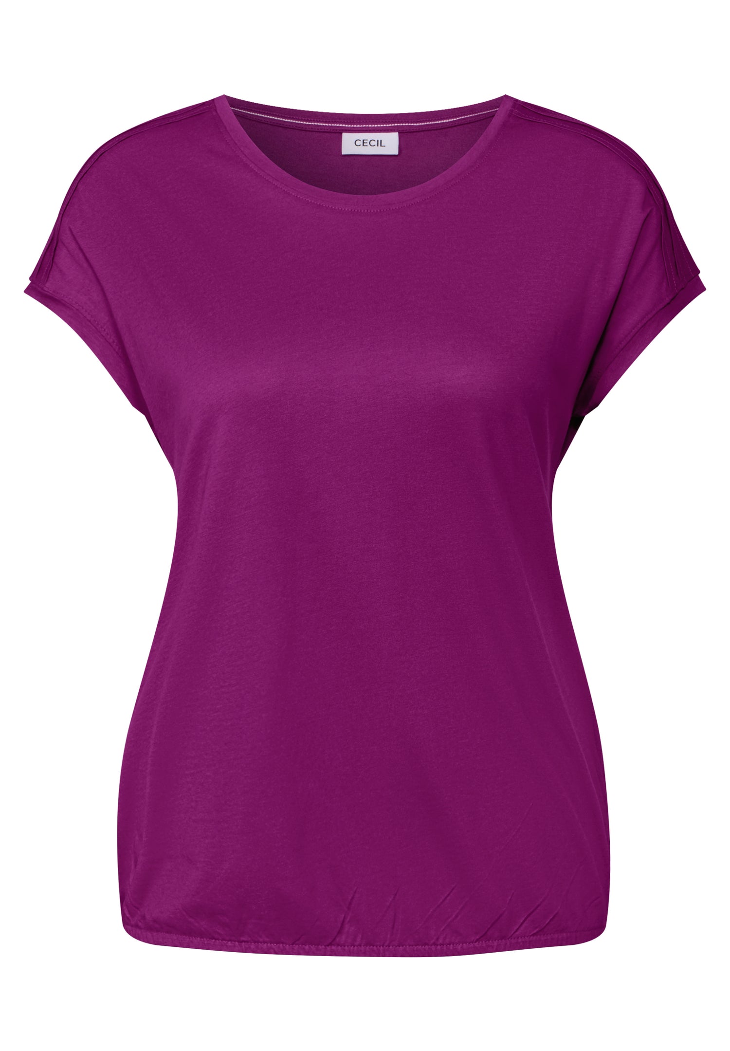 CECIL Damen T-Shirt mit Detail an der Schulter