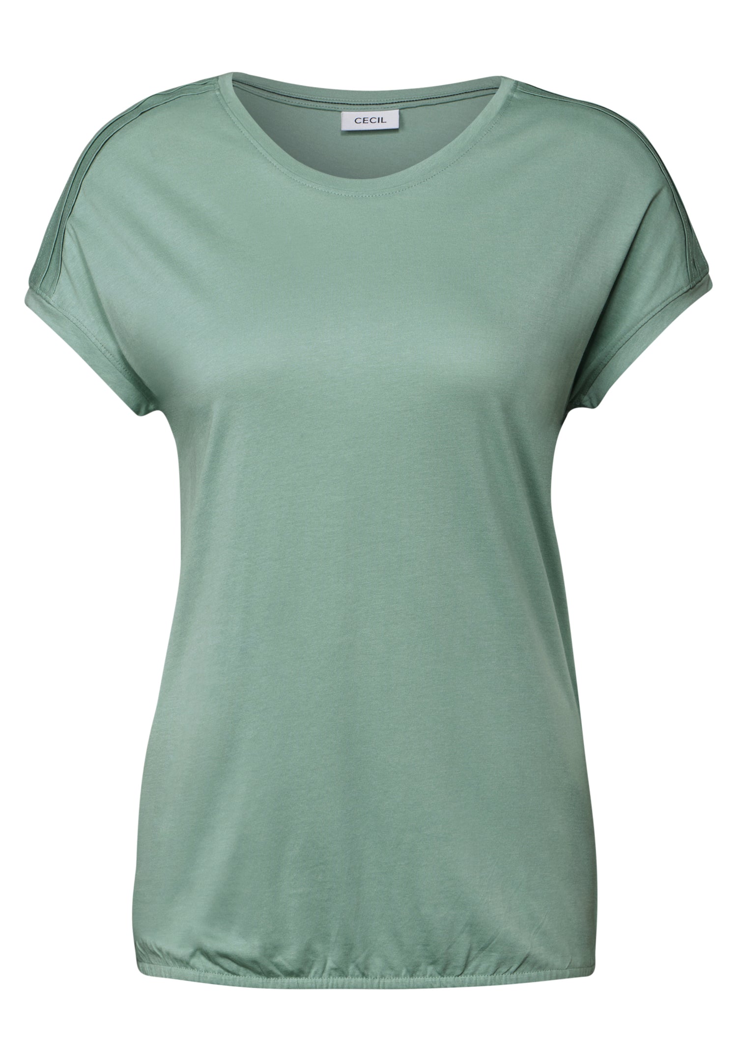 CECIL Damen T-Shirt mit Detail an der Schulter