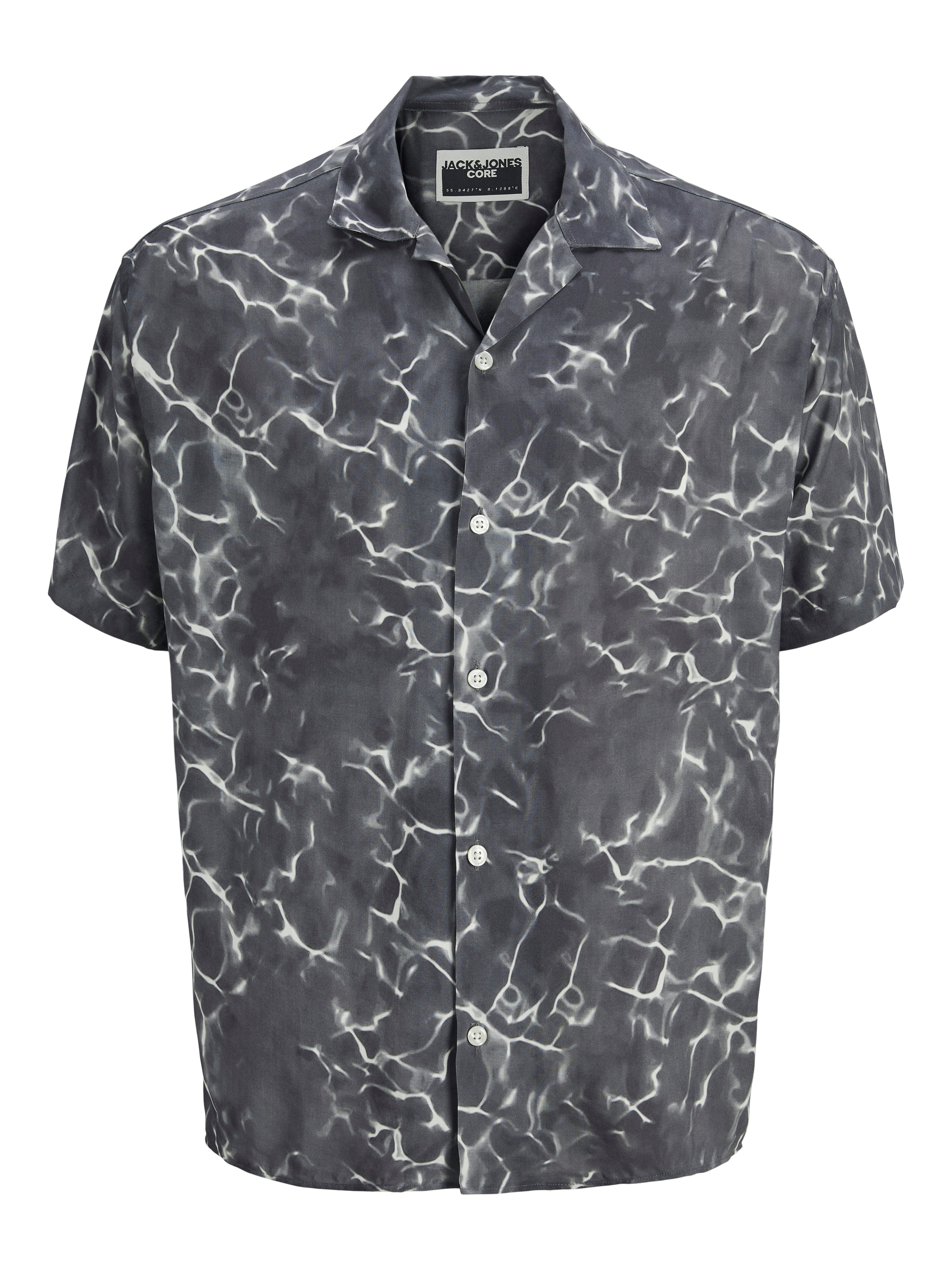 Bestseller Hemd Kurzarm Herren Klassisch Twill Resort Kragen Locker geschnitten