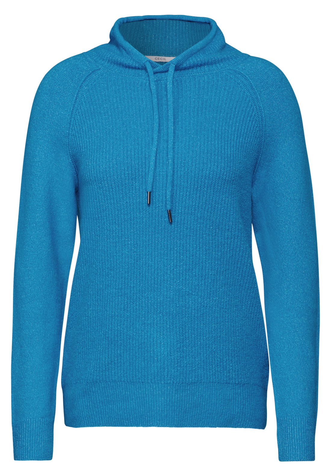CECIL Strukturmix Raglan Pullover Damen Rollkragen Tunnelzug