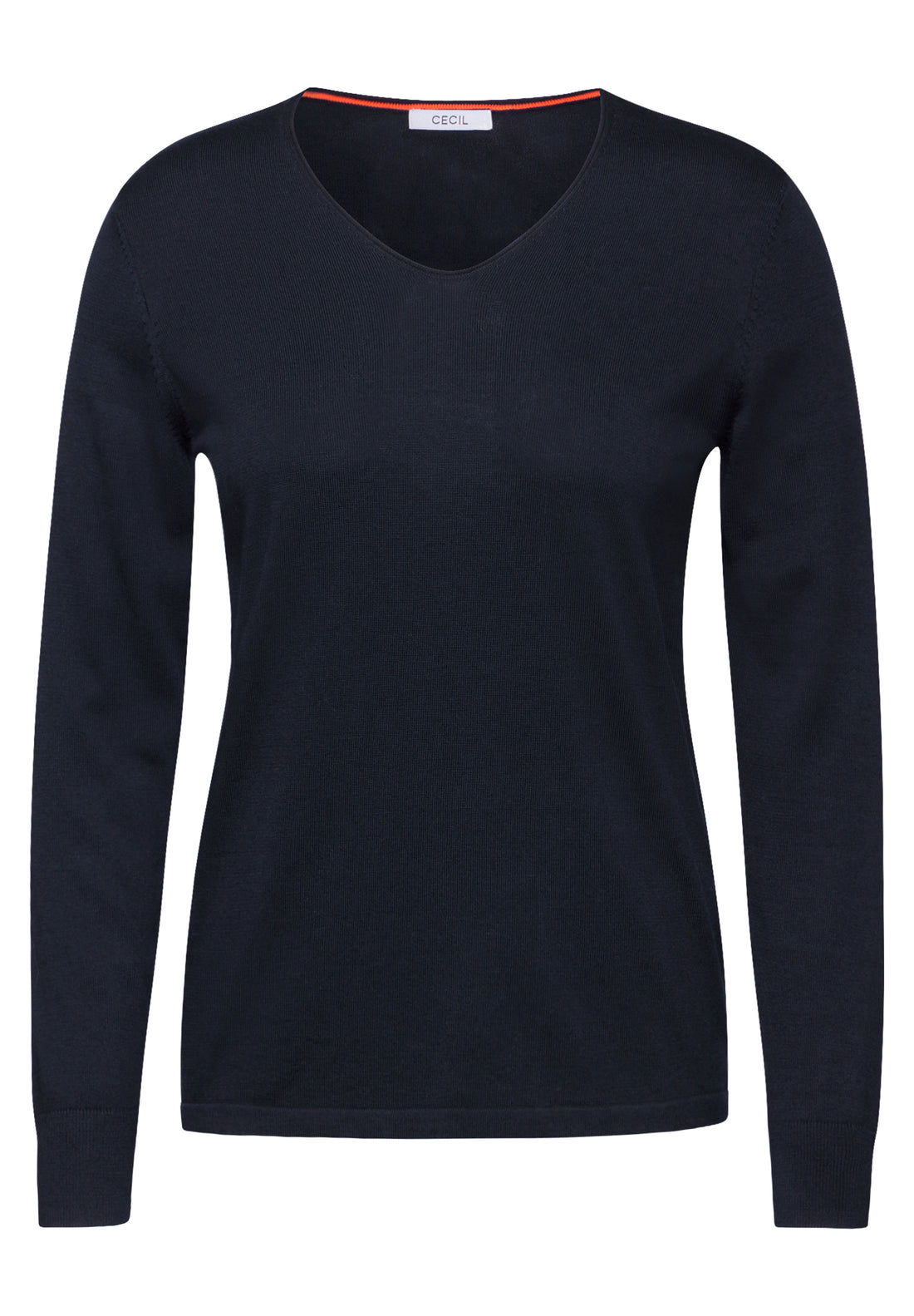 CECIL Feinstrickpullover Damen Bequemer Baumwollmix