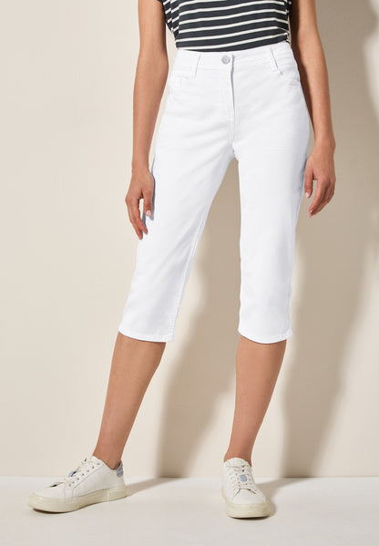 CECIL Jeanshose Toronto Damen High Waist Slim Fit white