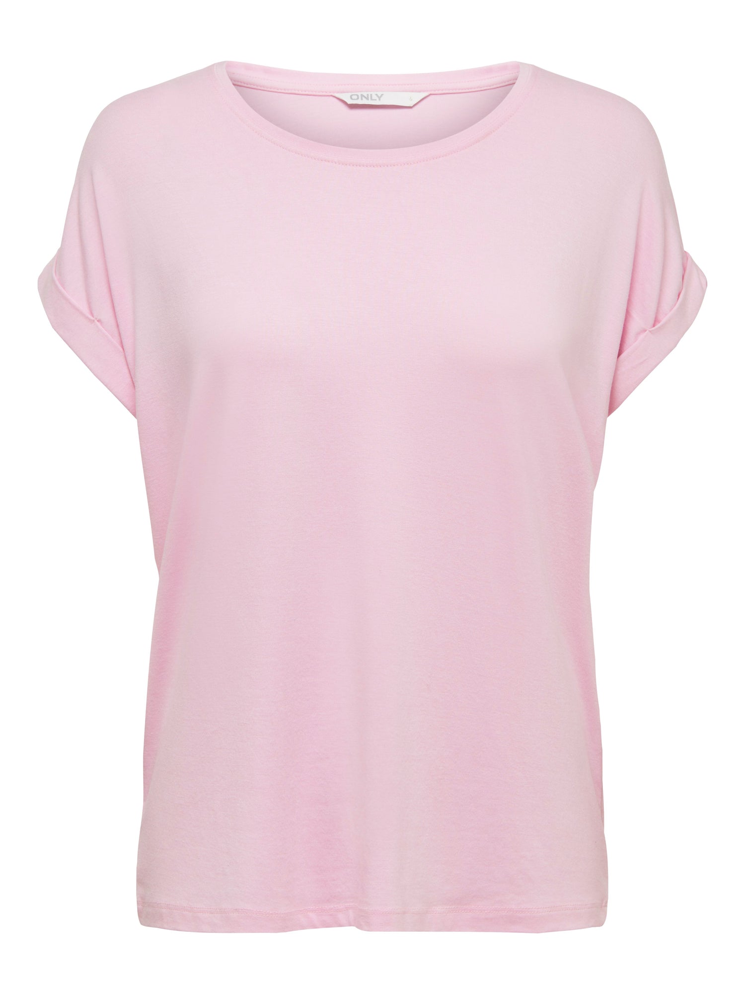 Bestseller Top Damen Rundhals Kurzarm Schwarz<br>