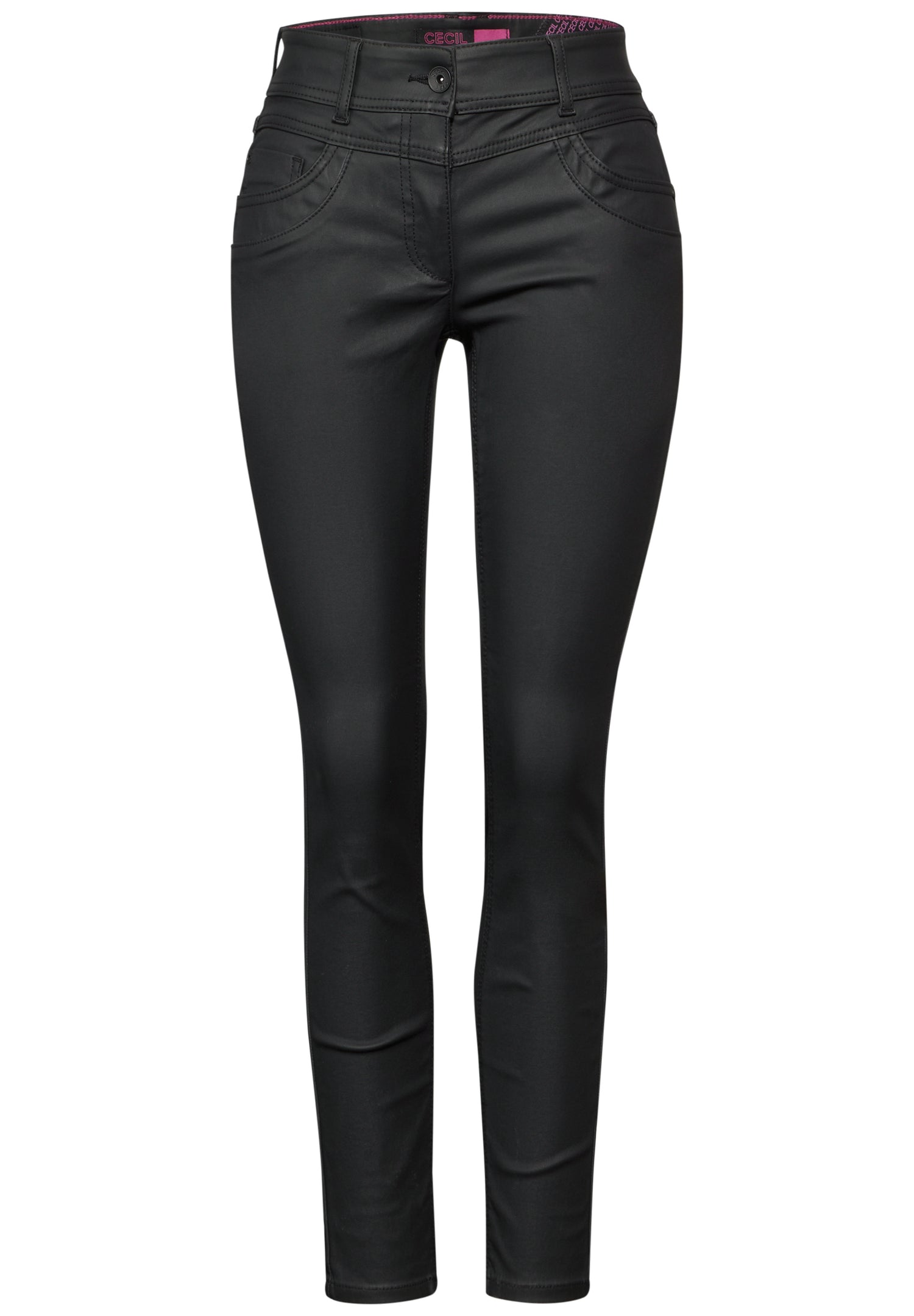 CECIL Coated Hose Damen Schwarz
